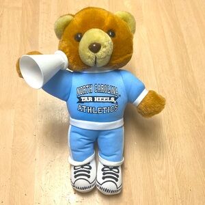 Toy Novelties North Carolina Athletics Tarheels Cheerleading Stuffed Bear